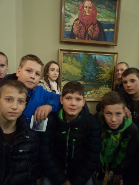 Учні 7-А класу побували на відкритті виставки в Національному музеї ім. А. Шептицького