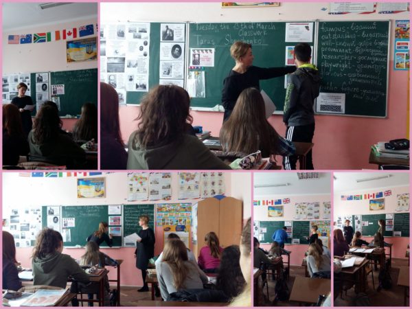 відкритий урок з англійської мови у 9 В  класі на тему «Taras Shevchenko and his Kobzar»