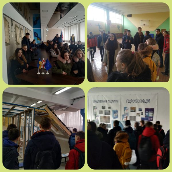 Учні 9 А та 9Б класів з метою  профорієнтації відвідали Львівське вище професійне училище дизайну та будівництва  